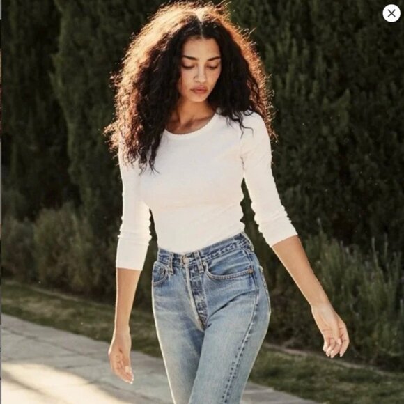 Doen set of 2 pointelle Annie tee size S - Picture 15 of 16